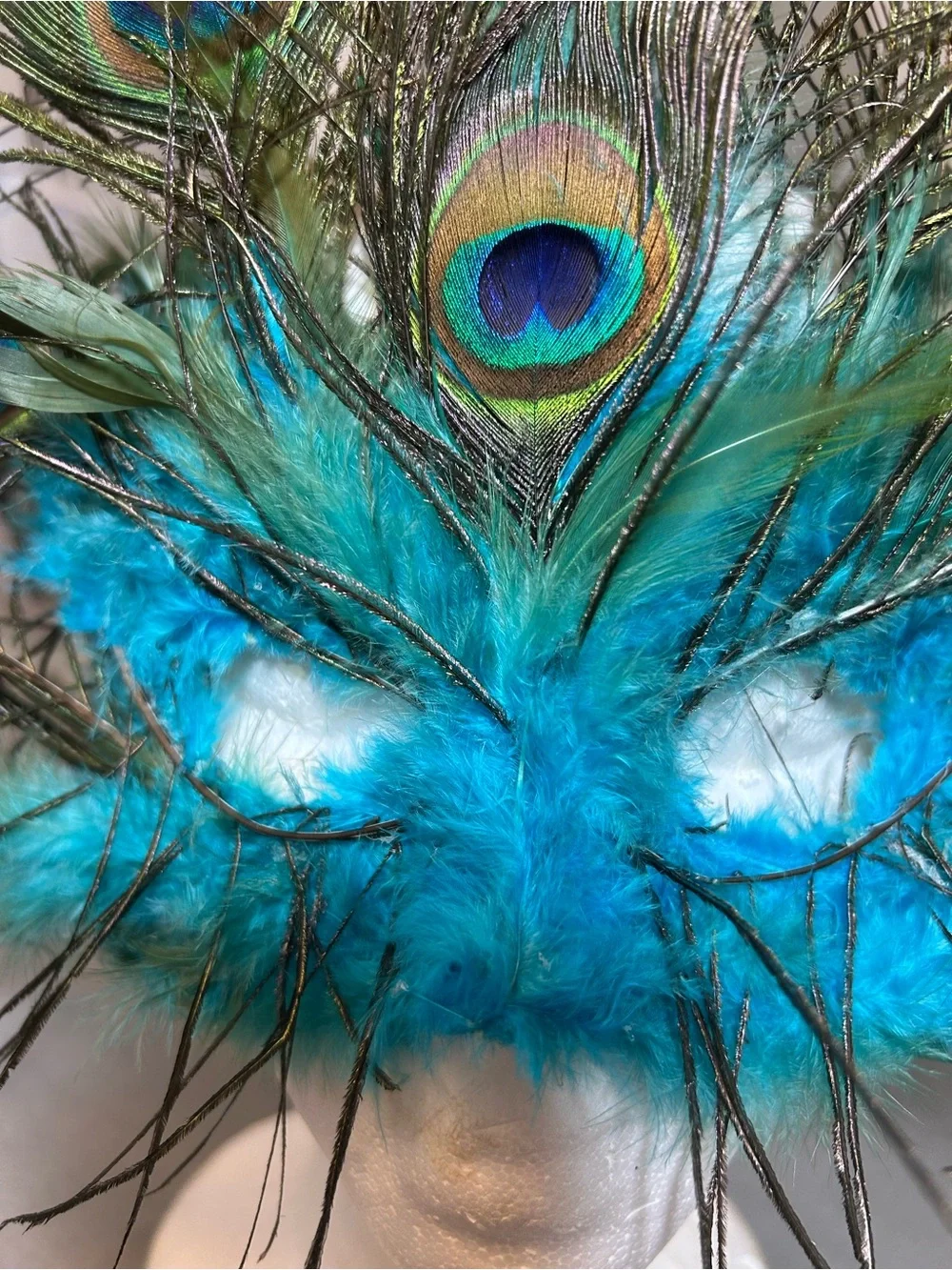 Peacock mask